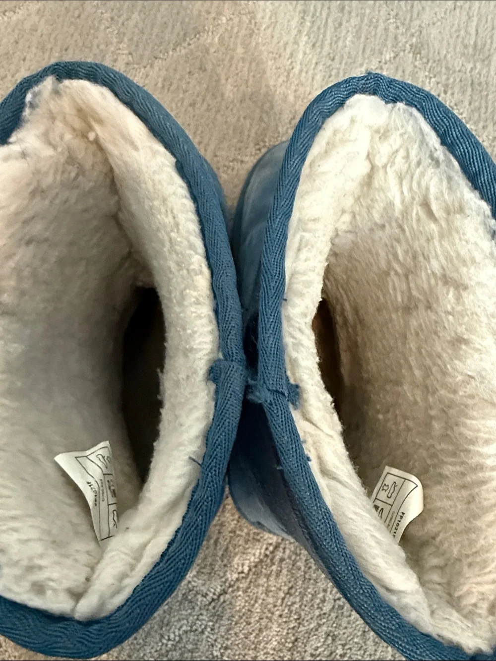 Kookaburra blue suede boots style 1017090 sz 9